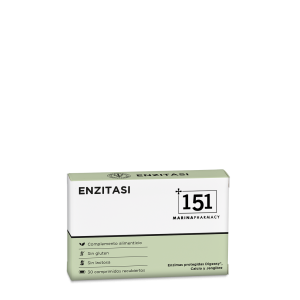 ENZITASI en presentación de 30 comprimidos recubiertos de 151 Marina Pharmacy