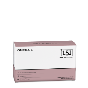 OMEGA 3 en presentación de 90 cápsulas de 151 Marina Pharmacy