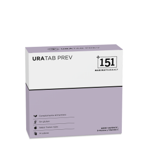 URATAB PREV en presentación de 14 sobres de 151 Marina Pharmacy