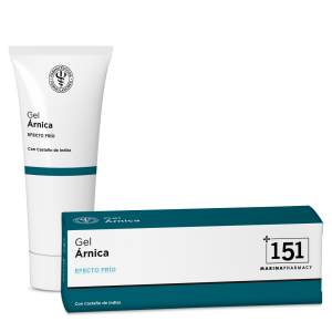 Tubo de 100 ml de gel de árnica efecto frío con castaño de Indias de 151 Marina Pharmacy