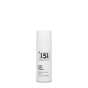 Frasco airless de 50 ml del fluido facial Bioma Confort de 151 Marina Pharmacy, con magnolia