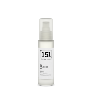 Envase con dosificador de 50 ml del gel facial de ácido hialurónico y vitamina E de 151 Marina Pharmacy