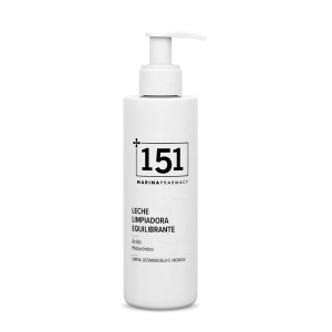 Envase de 200 ml de leche limpiadora facial con ácido hialurónico de 151 Marina Pharmacy