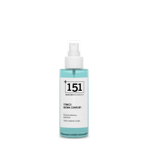Envase spray de 100 ml del tónico facial Bioma Confort de 151 Marina Pharmacy, con arándano