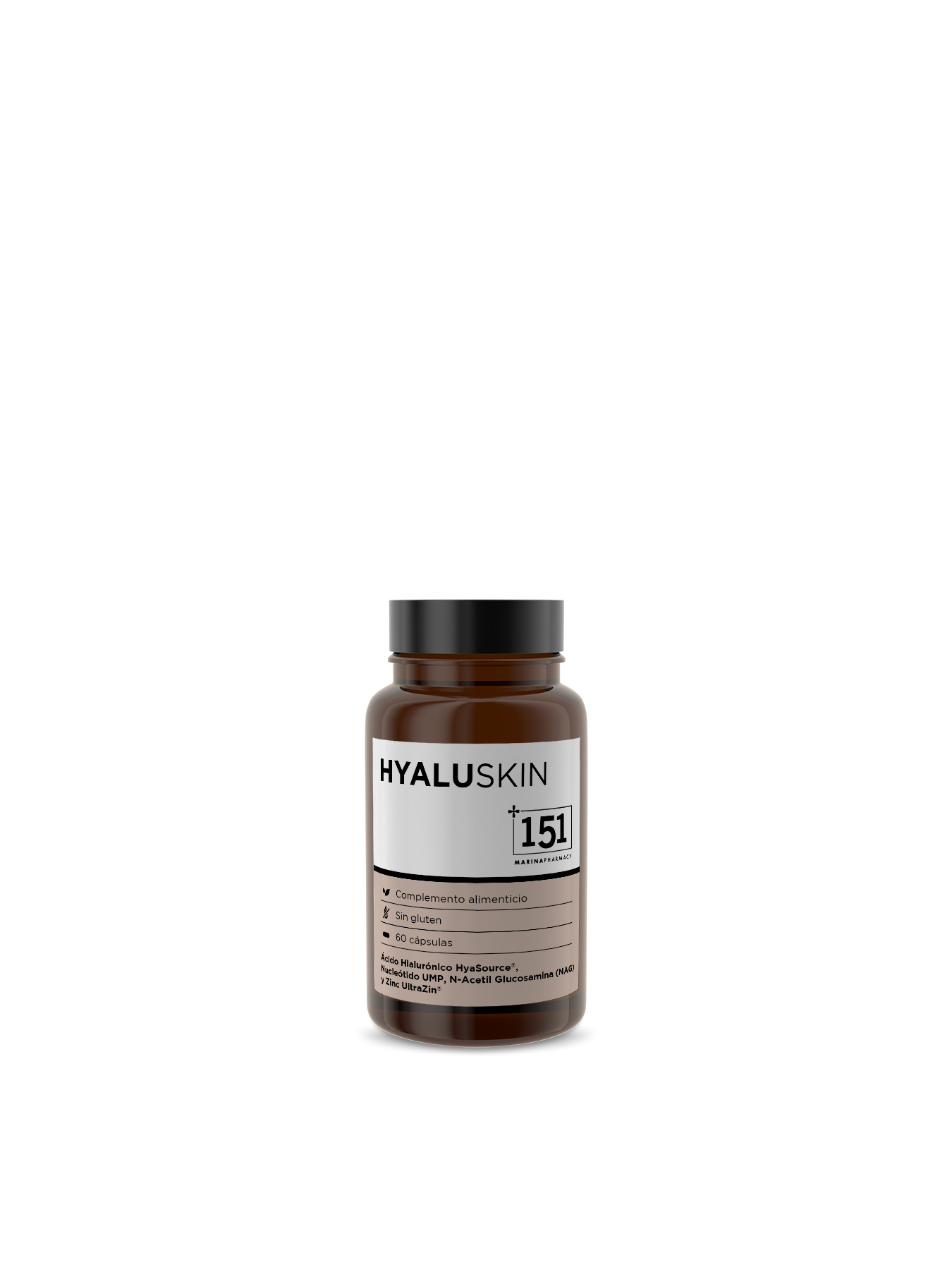 HYALUSKIN en presentación de 60 cápsulas de 151 Marina Pharmacy
