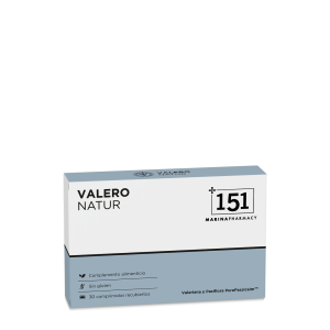 VALERONATUR en presentación de 30 comprimidos recubiertos bicapa de 151 Marina Pharmacy